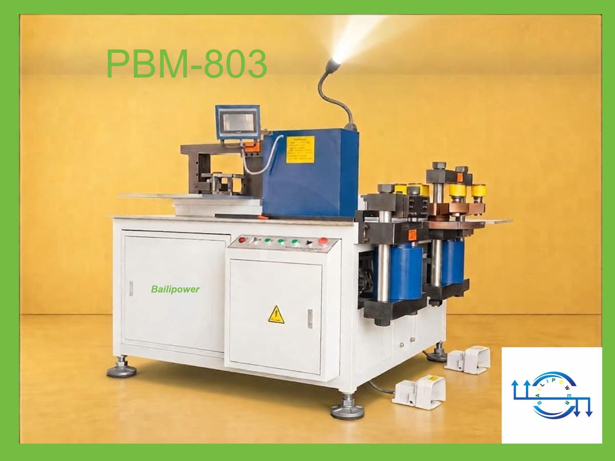 Three-Station Busbar Processing Machine PBM-803